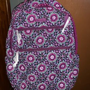 Vera Bradley Tech Backpack Lilac Medallion